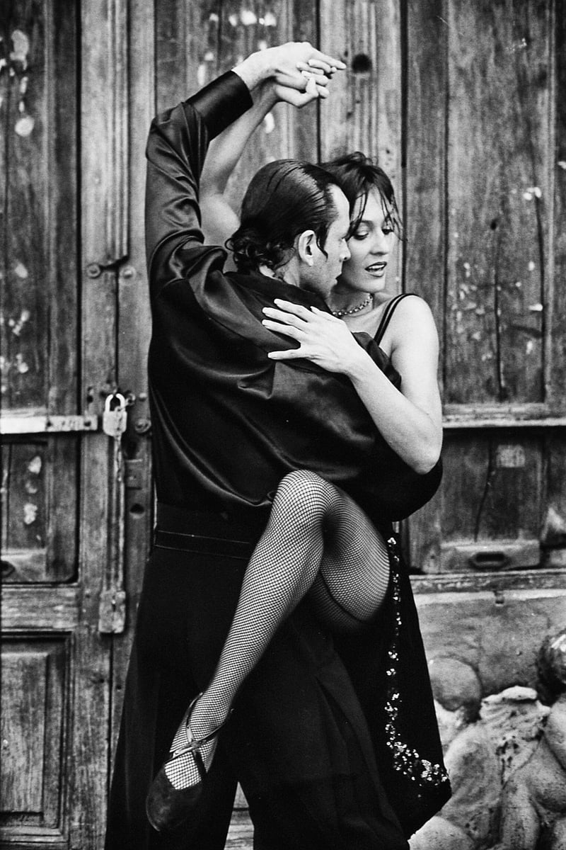 Salsa Dancing Couple